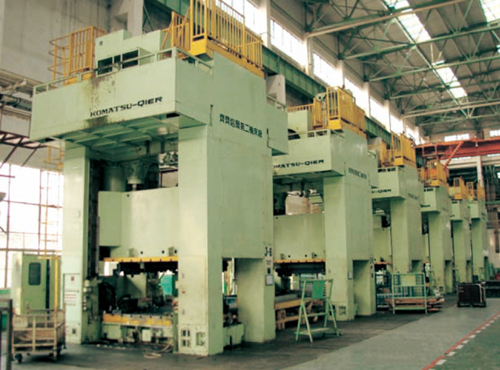 Beijing Benz - Daimler Chrysler Automotive Co., Ltd. 10 pieces 1000 ton presses Replacement and Installation