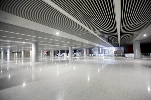 Tianjin Railway Station transportation hub station square underground parking illumination improving reconstruction proj