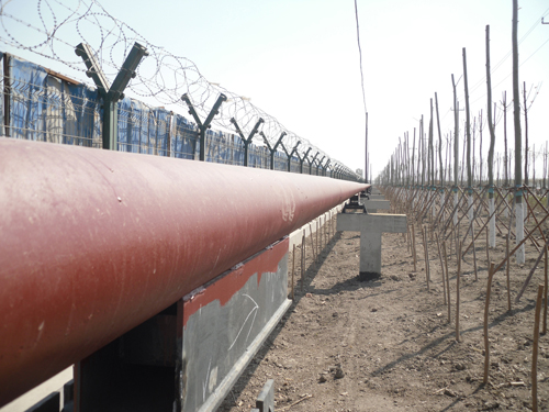 Hangu Modern Industrial Area Qixia Street East pipeline project