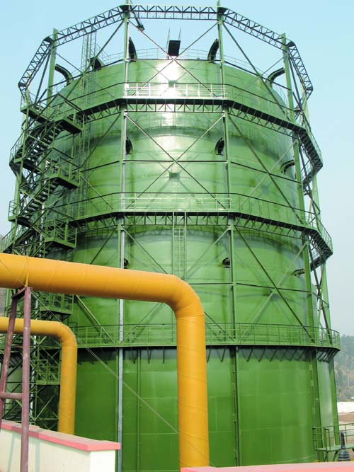 Shanxi YaMei Daning mine 1 # 2 # gas (ten thousand cubic meters dry) gas storage cabinet engineering