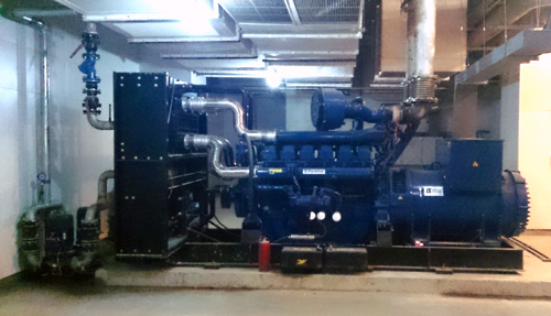 Bohai Bank background service center 1350KW diesel generator installation